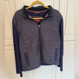 Johnston & Murphy XC4 Men’s Performance Jacket Size Large Navy Gray Lightweight